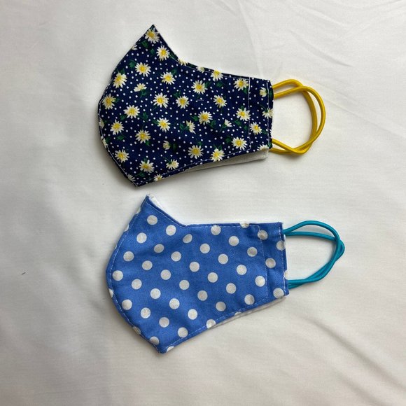 4 Adult Washable Cotton Cloth FACE MASK - Picture 3 of 4